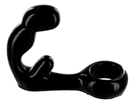 Prostate Plug with Cock Ring and Vibrating Stimulator