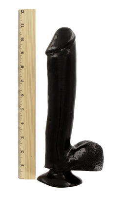 Mighty Midnight 10 Inch Dildo with Suction Cup