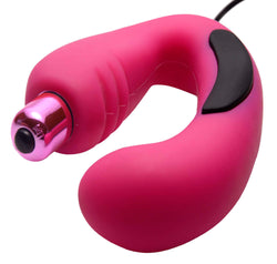 Nocturna Rose Vibrating Silicone Electro G-Seeker