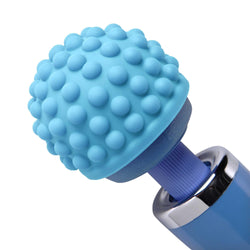 Wand Essentials Blue Massage Bumps Silicone Attachment