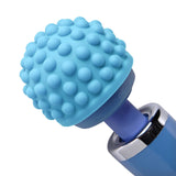 Wand Essentials Blue Massage Bumps Silicone Attachment