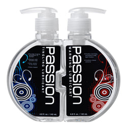 Passion Warming and Tingling Lube Combo - 9.6 oz