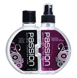 Passion Vibrator Cleaner and Lube Combo - 10 oz