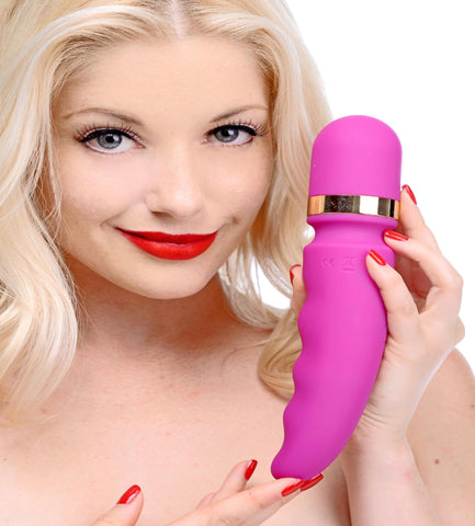 Inmi Fiori Vibrating and Gyrating Silicone Wand