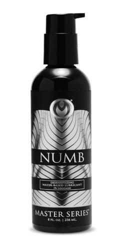 Numb Desensitizing Water Based Lubricant with 5-Percent Lidocaine - 8 oz