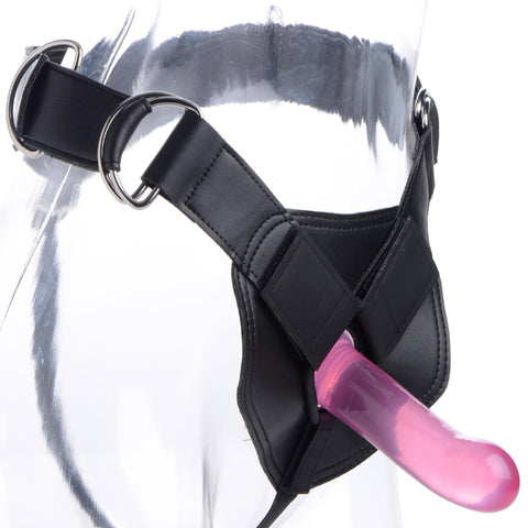 Flaunt Strap On with Pink G-Spot Dildo