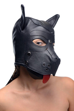 Strict Leather Puppy Hood with Bendable Ears