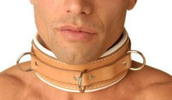 Strict Leather Padded Hospital Style Restraint Collar