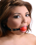 Black Silicone Ball Gag