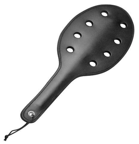 Strict Leather Rounded Paddle with Holes