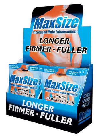 Max Size- Erectile Enhancement - 2 Tablet Pack